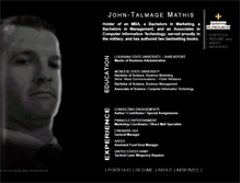 Tablet Screenshot of jtmathis.com
